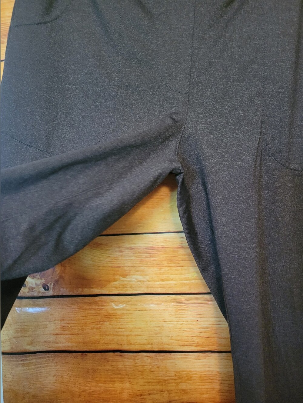 Yogipace,Belt Loops,Women's Petite Straight Leg Yoga Dress Pants M - Picture 4 of 5